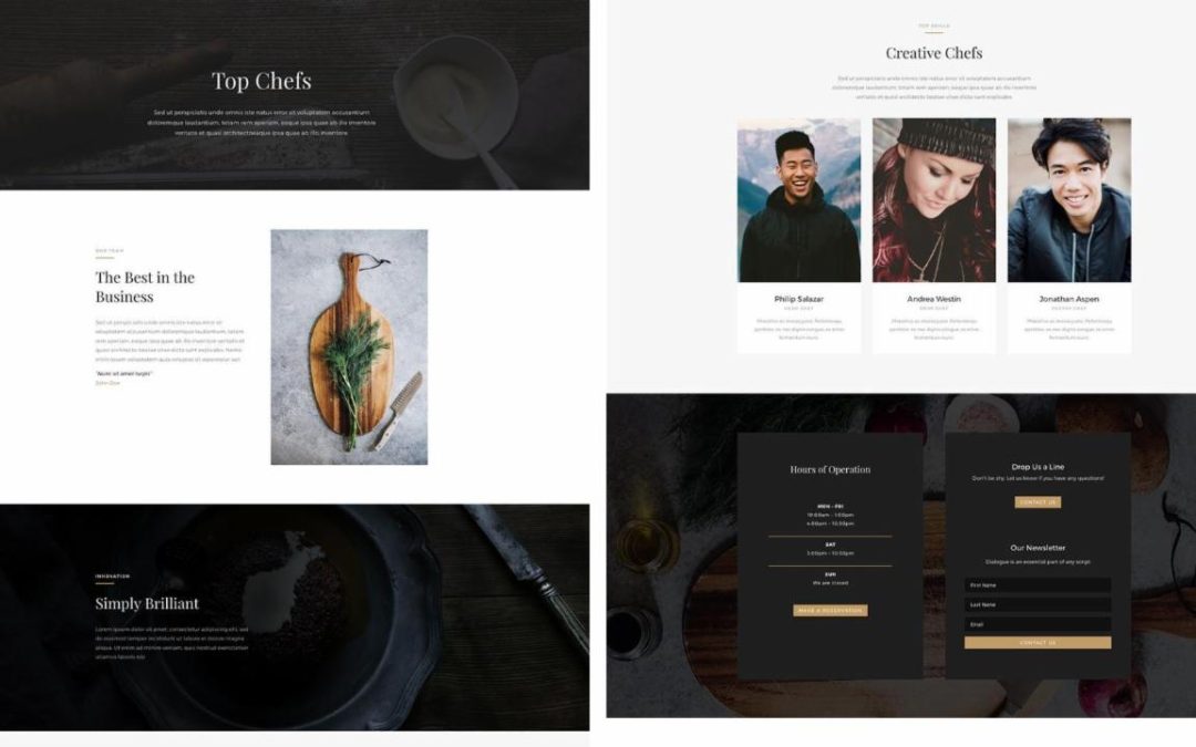 ET – Restaurant Team Page