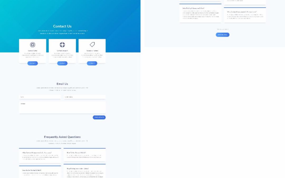 ET – SaaS Company Contact Page