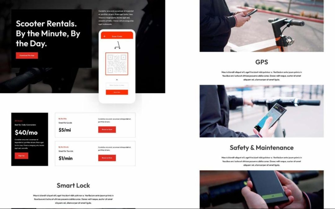 ET – Scooter Rental Home Page