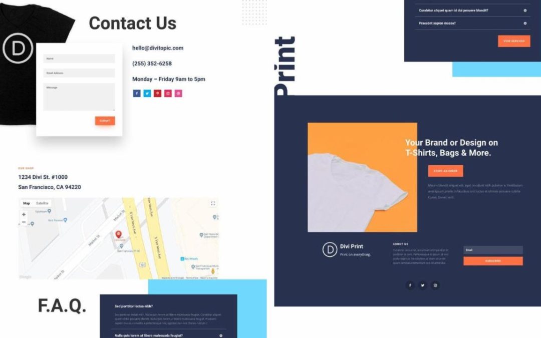 ET – Screen Printing Contact Page