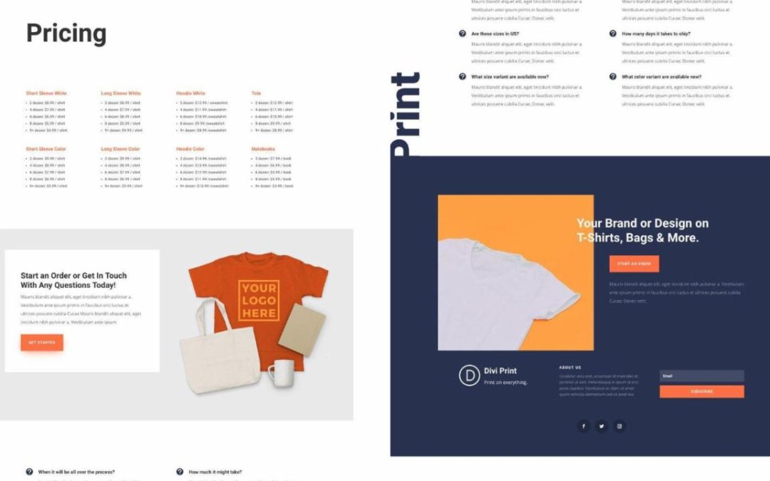 ET – Screen Printing Pricing Page
