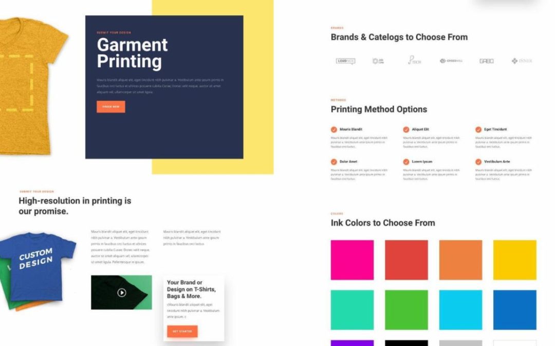 ET – Screen Printing Service Page
