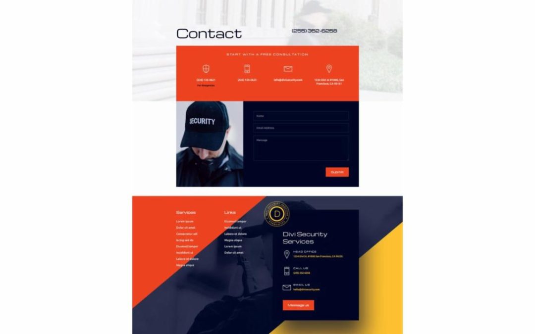 ET – Security Services Contact Page