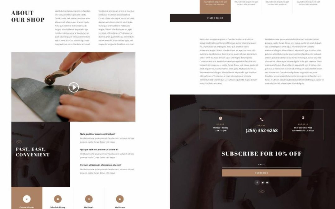 ET – Shoe Repair About Page