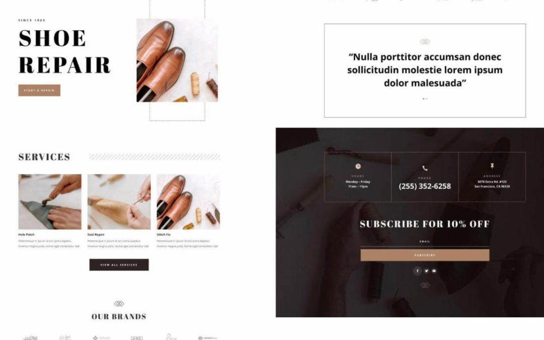 ET – Shoe Repair Home Page