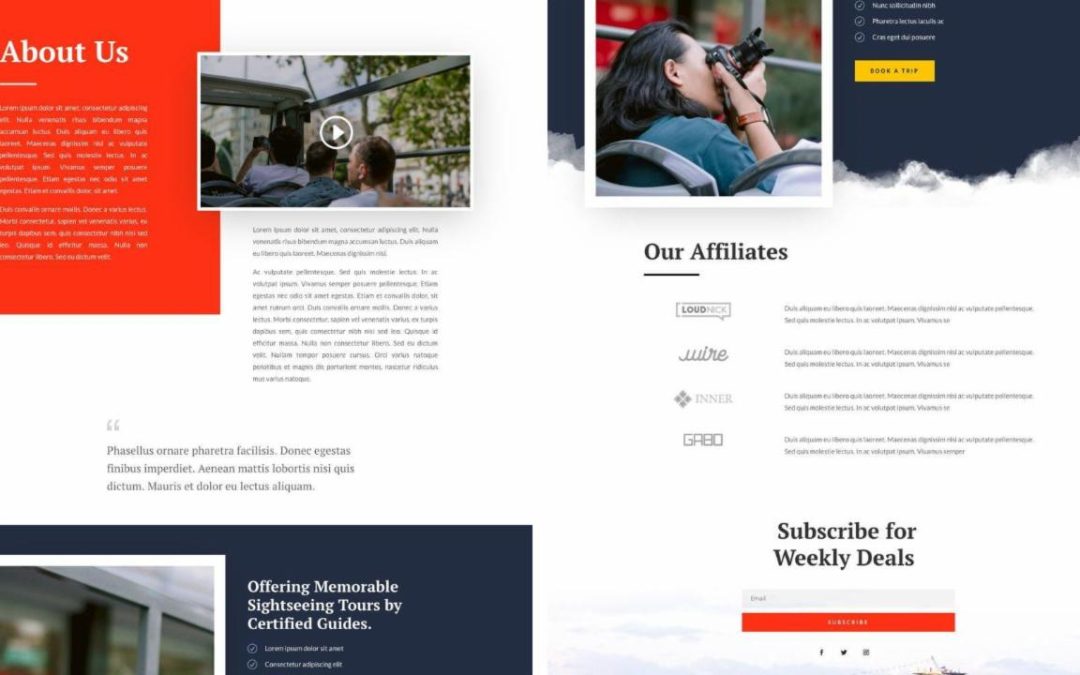 ET – Sightseeing About page