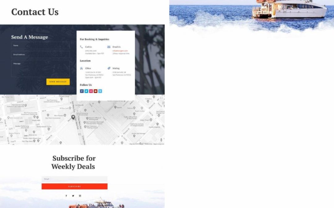 ET – Sightseeing Contact page