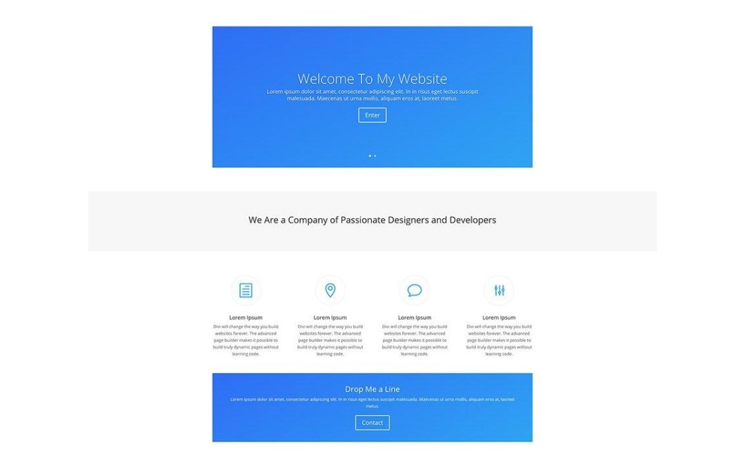 ET – Simple Home Page