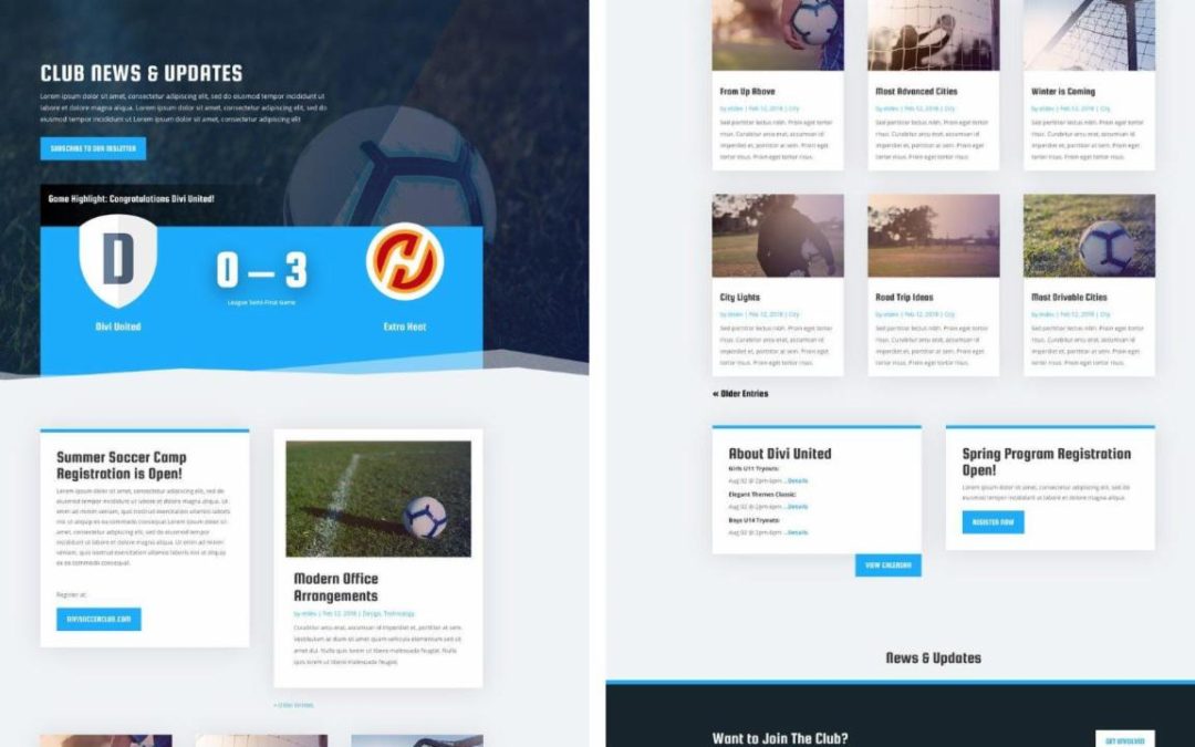ET – Soccer Club Blog Page