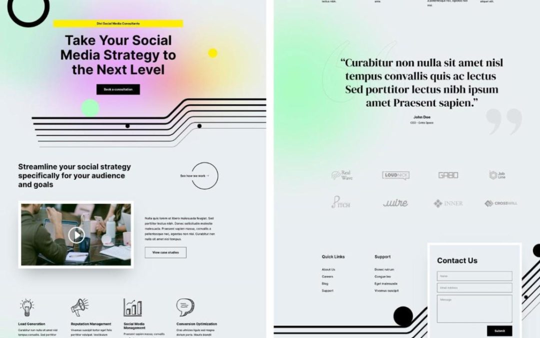 ET – Social Media Consultant Home Page