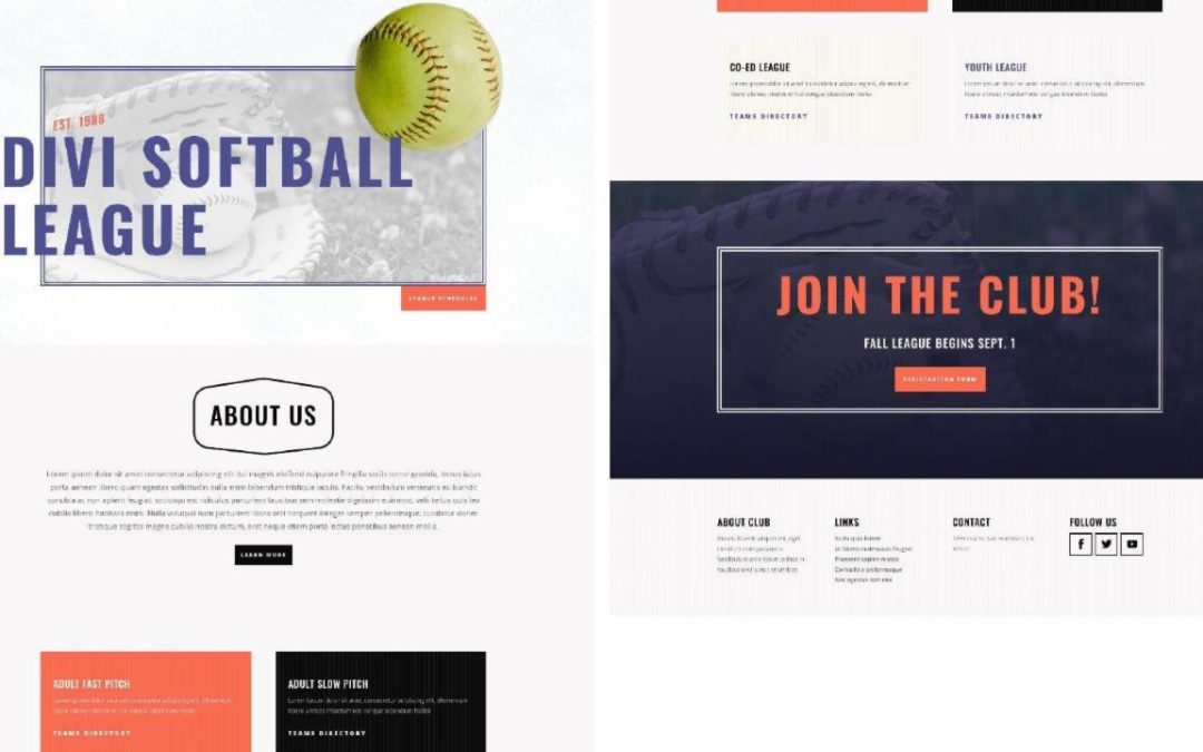 ET – Softball League Home Page