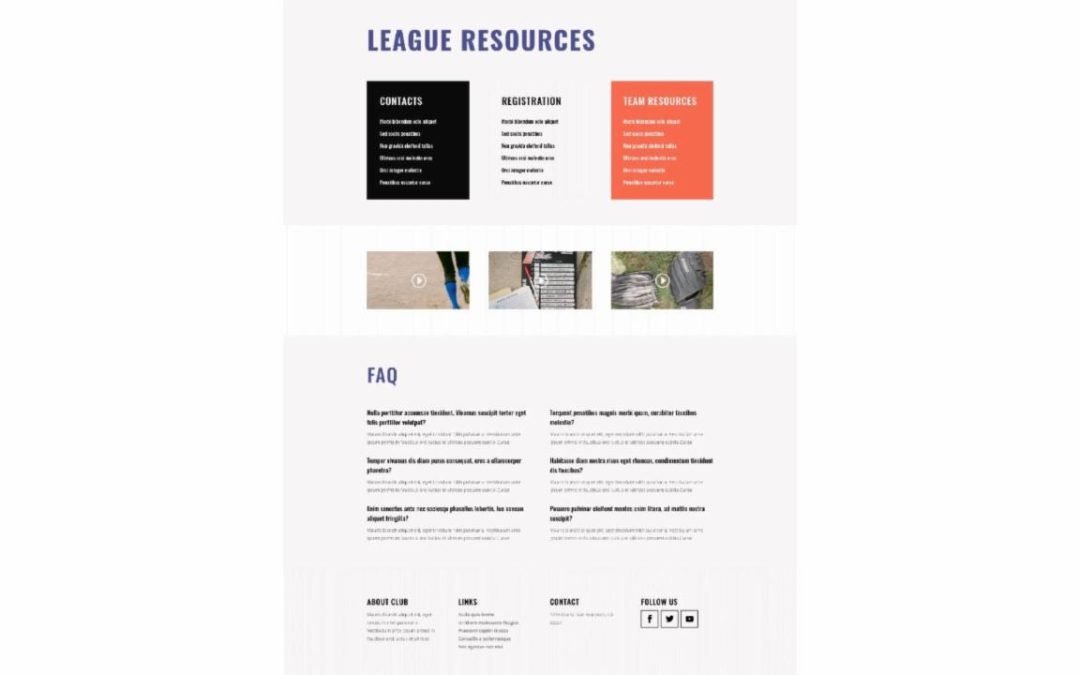 ET – Softball League Resources Page