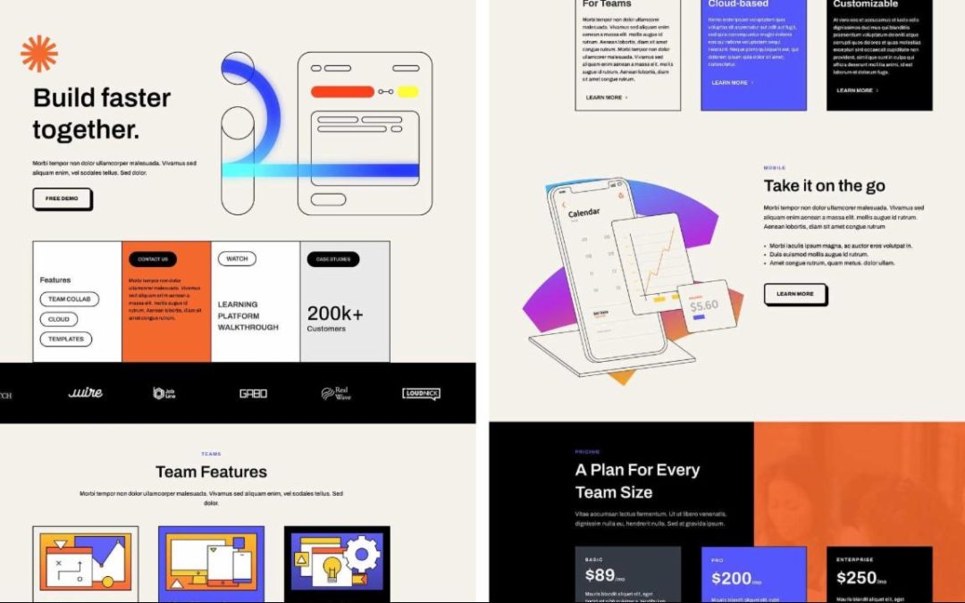 ET – Software Landing Page