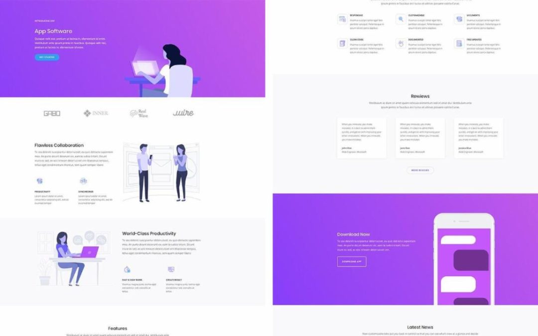 ET – Software Marketing Landing Page