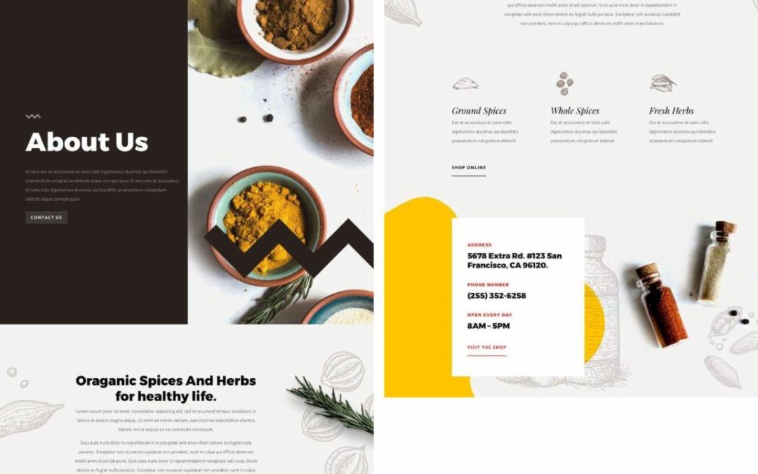 ET – Spice Shop About Page