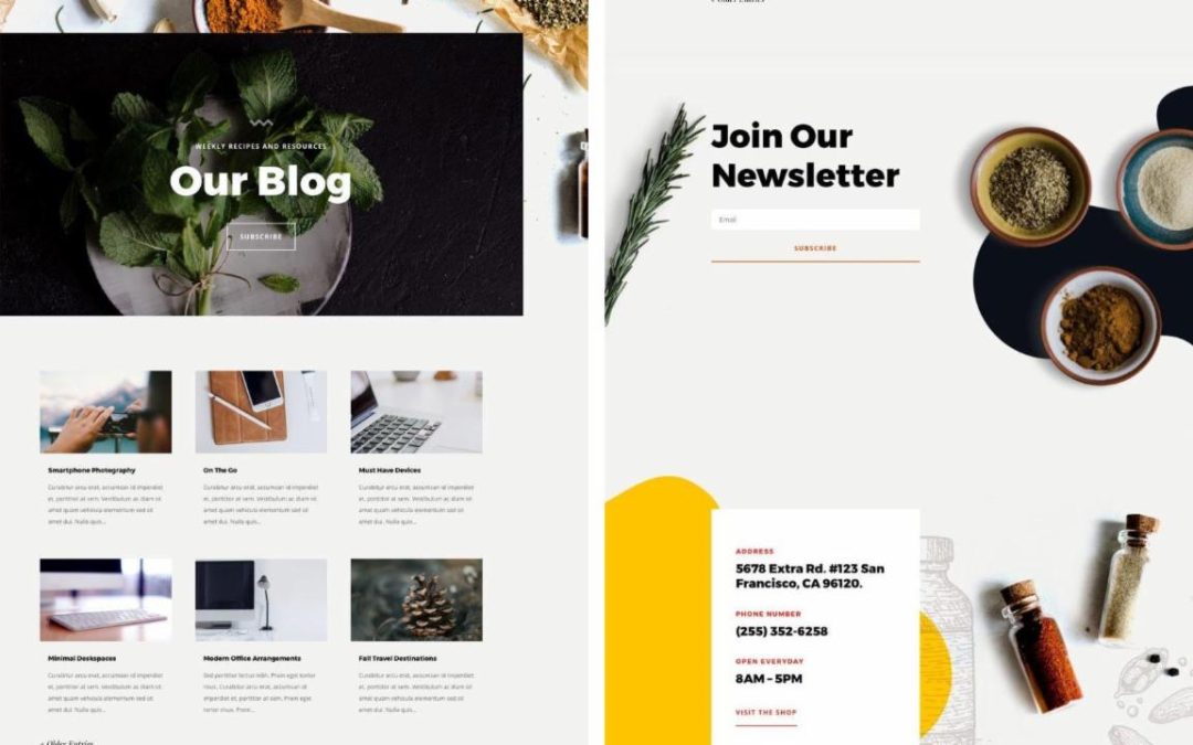 ET – Spice Shop Blog Page