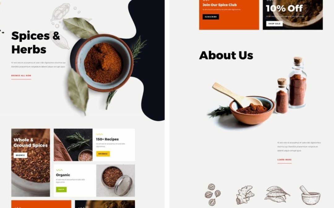 ET – Spice Shop Shop Page