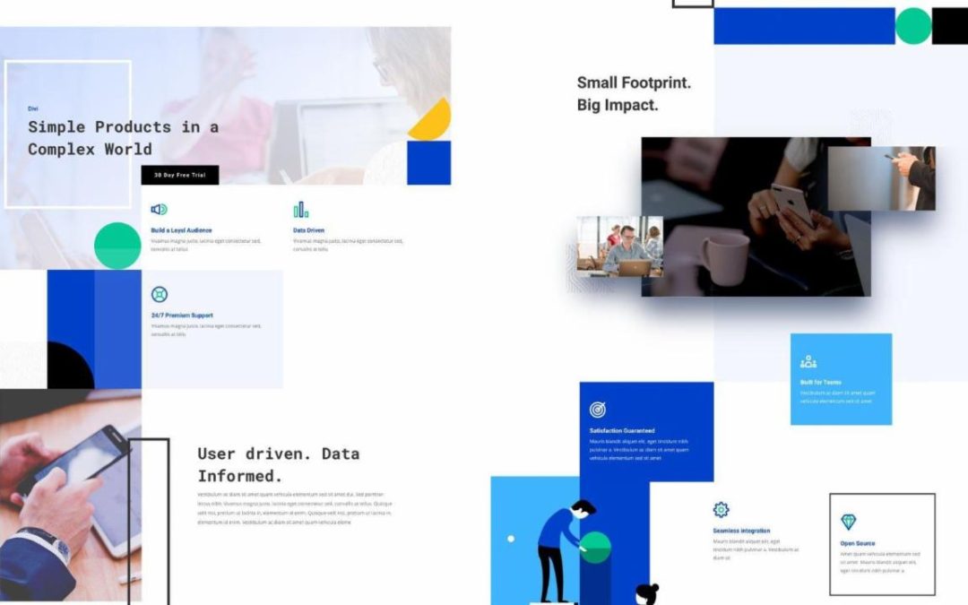 ET – Startup Landing Page