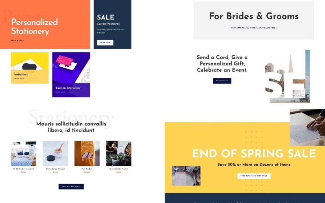ET – Stationery Shop Home Page
