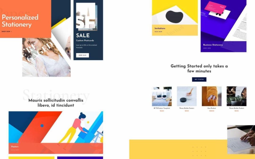 ET – Stationery Shop Landing Page