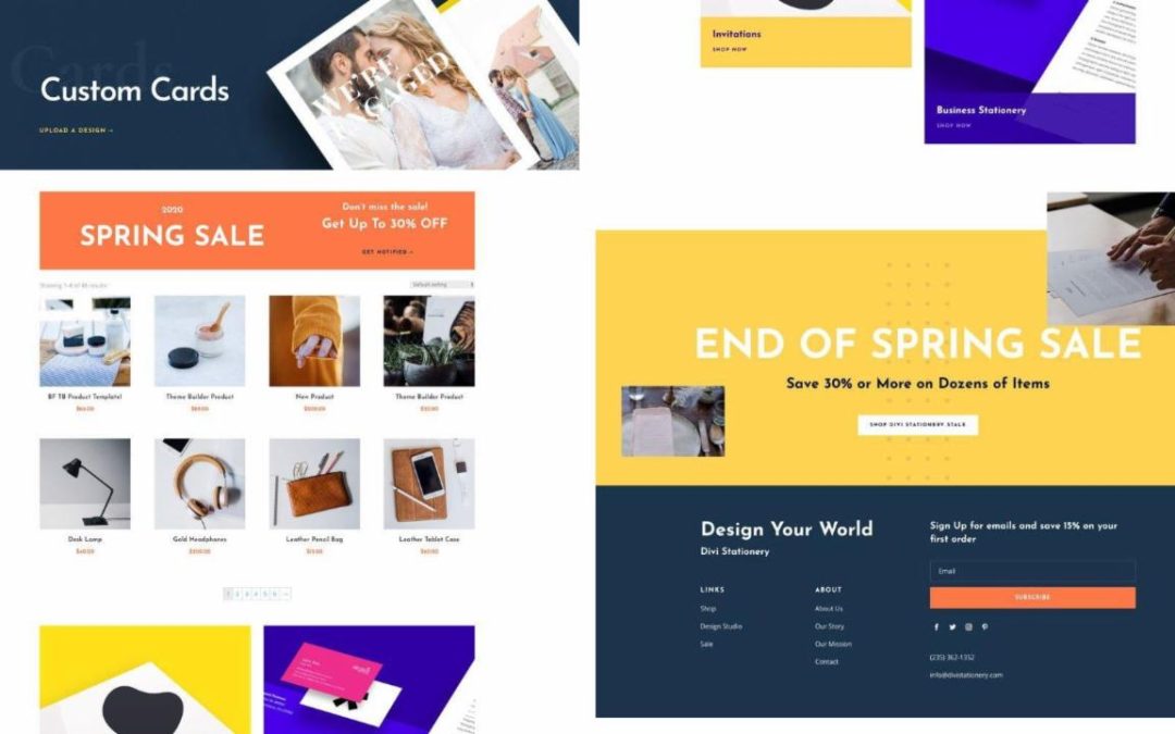 ET – Stationery Shop Shop Page