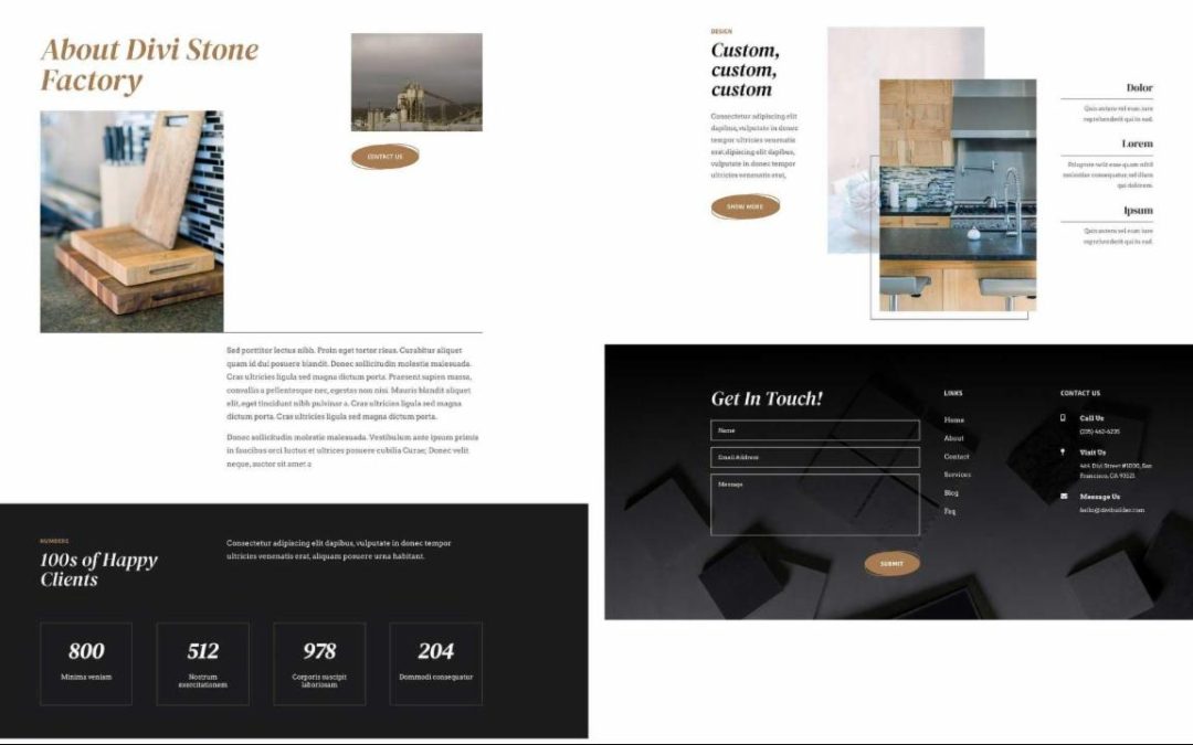 ET – Stone Factory About Page
