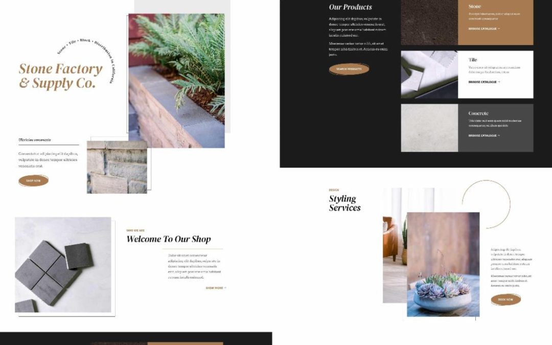 ET – Stone Factory Landing Page