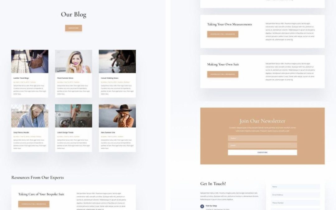 ET – Suit Tailor Blog Page