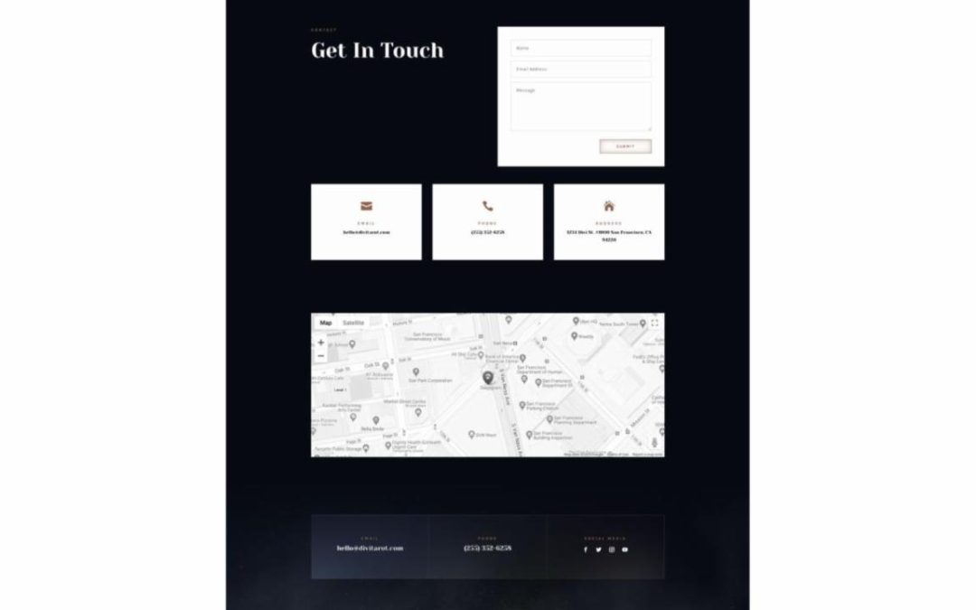 ET – Tarot Contact Page