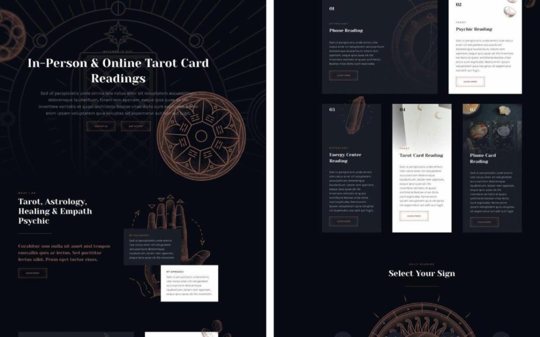 ET – Tarot Landing Page