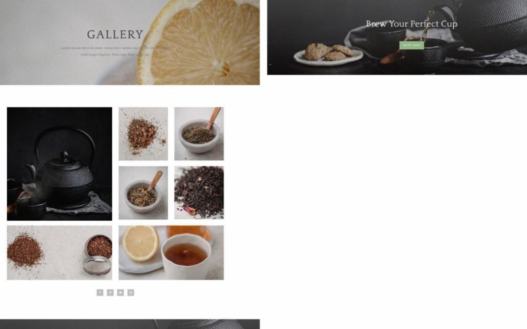 ET – Tea Shop Gallery Page