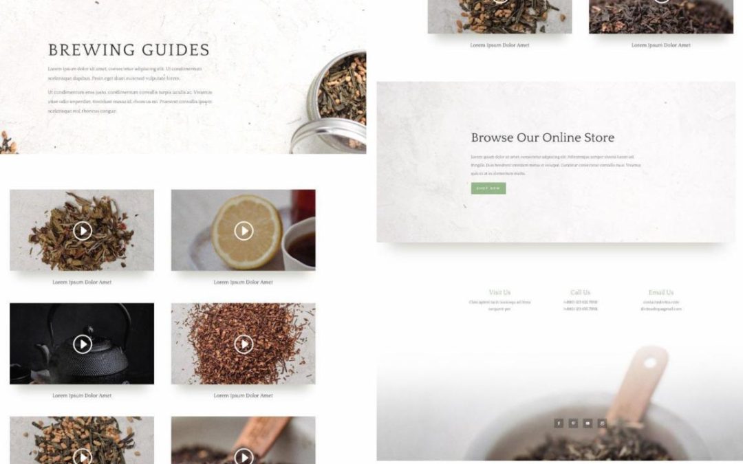 ET – Tea Shop Guide Page