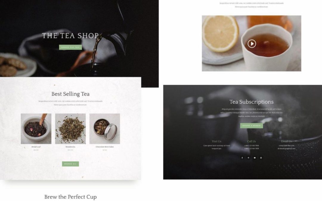 ET – Tea Shop Home Page