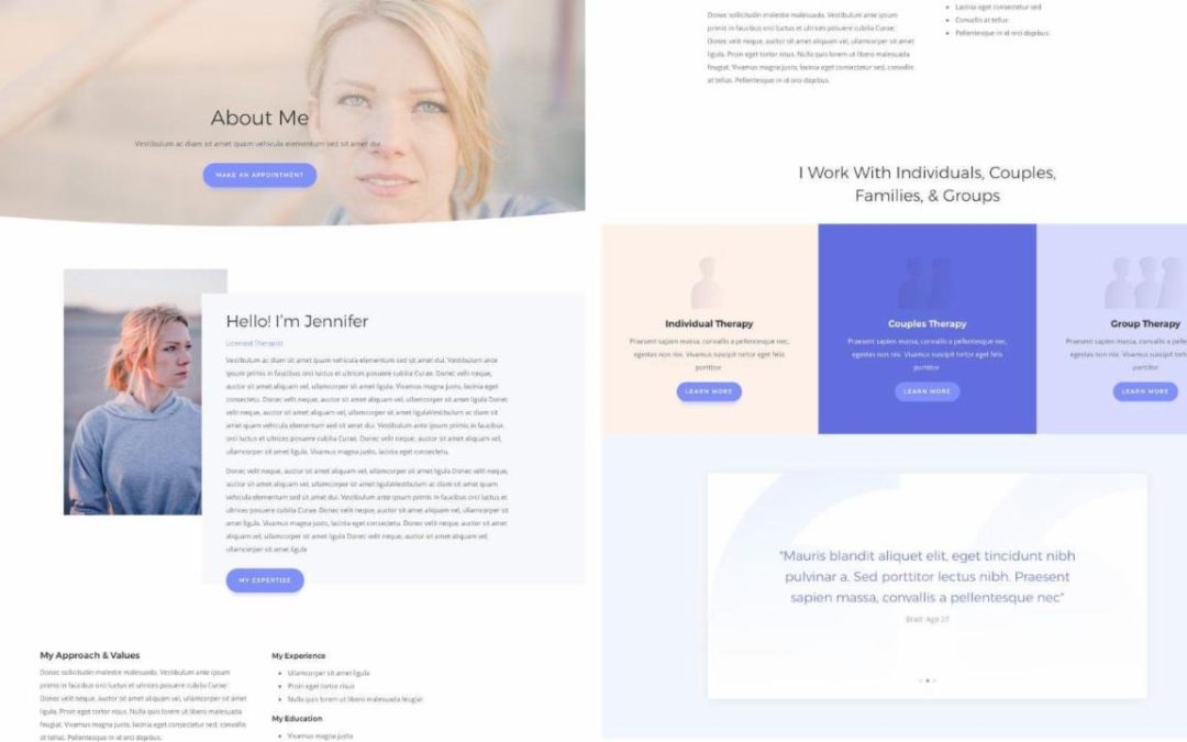 ET – Therapist About Page
