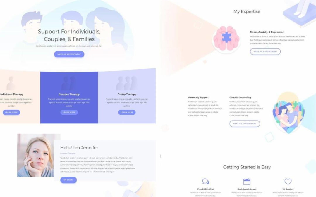 ET – Therapist Landing Page