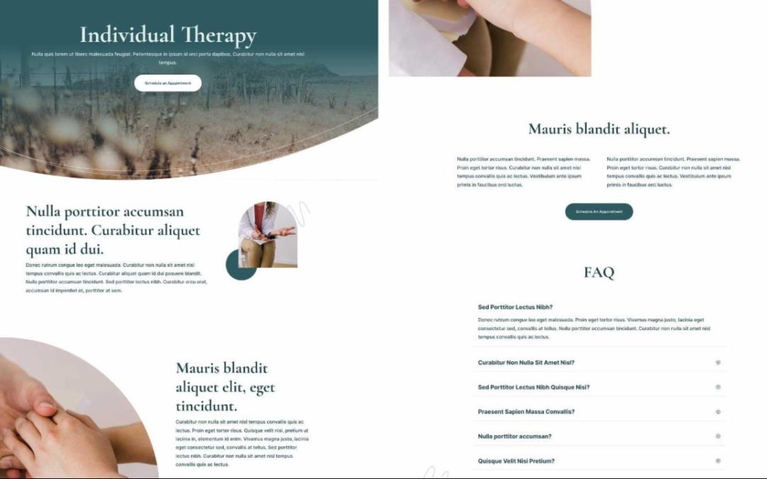 ET – Therapy Service Page