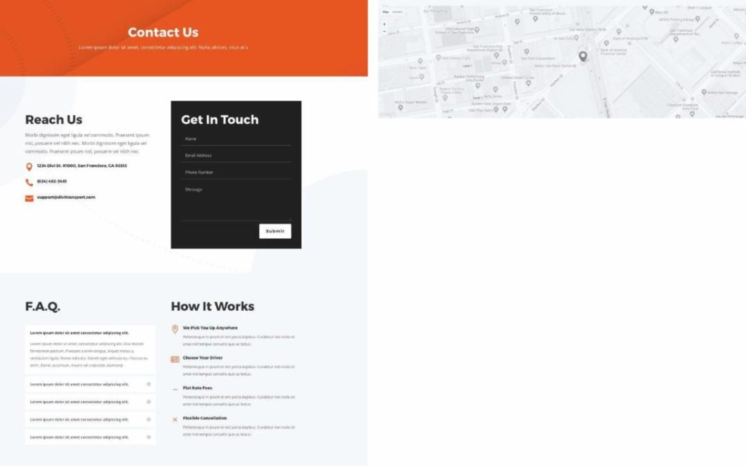 ET – Transportation Services Contact Page