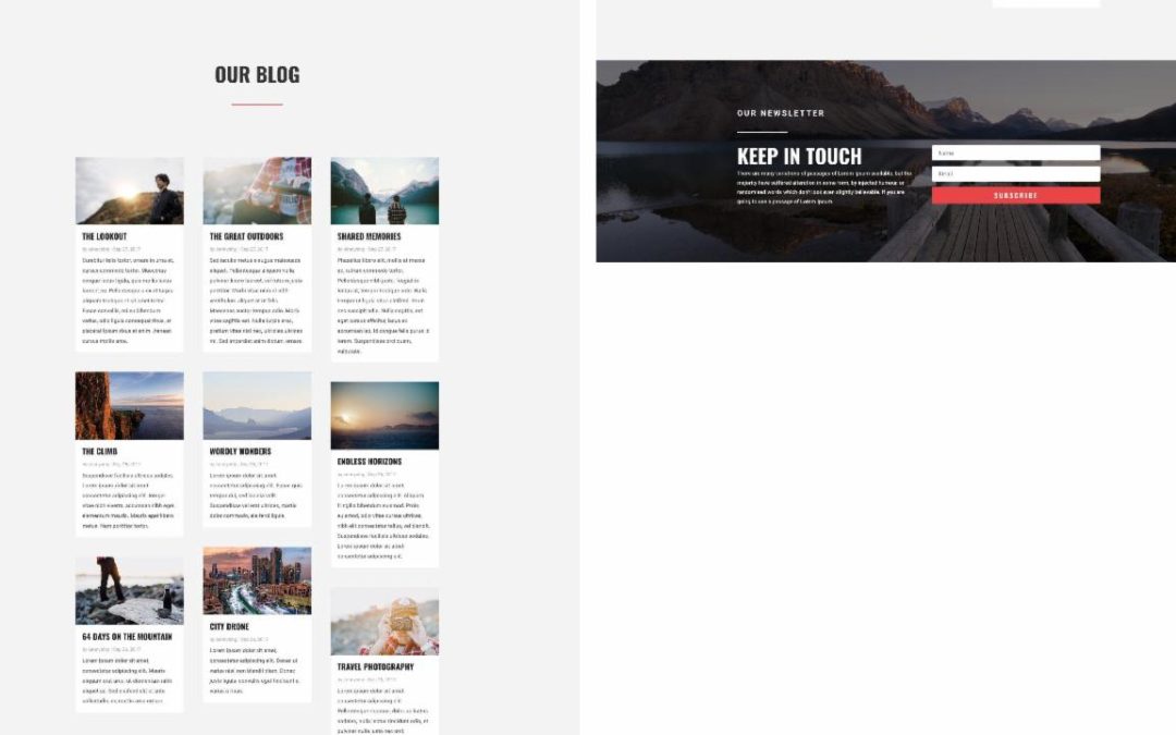 ET – Travel Agency Blog Page