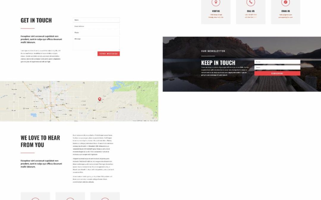 ET – Travel Agency Contact Page