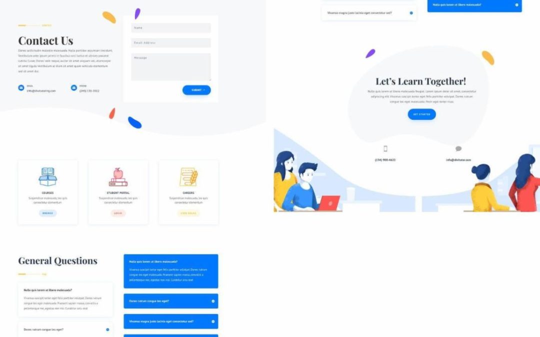 ET – Tutor Contact Page