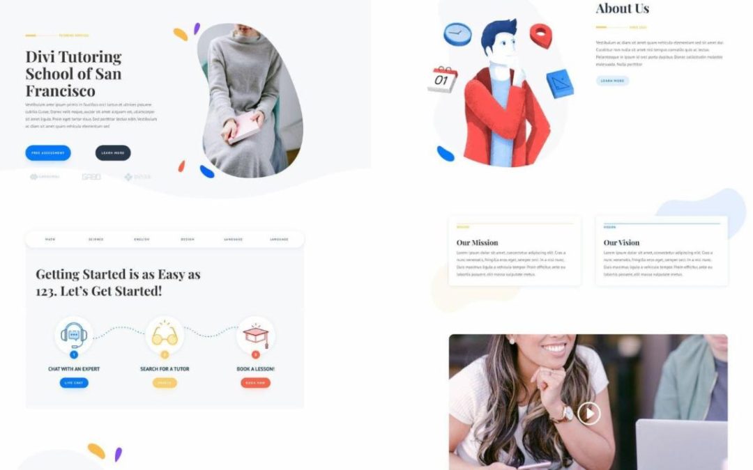 ET – Tutor Landing Page
