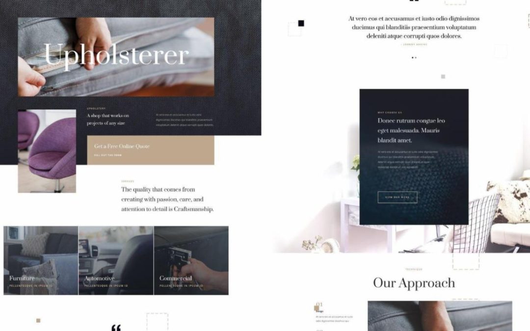 ET – Upholstery Home Page