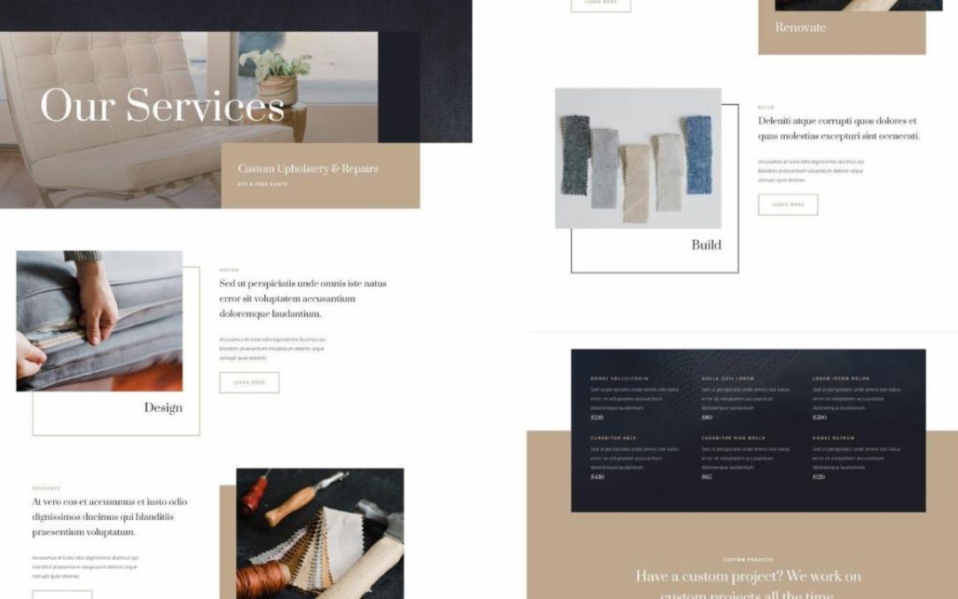 ET – Upholstery Services Page