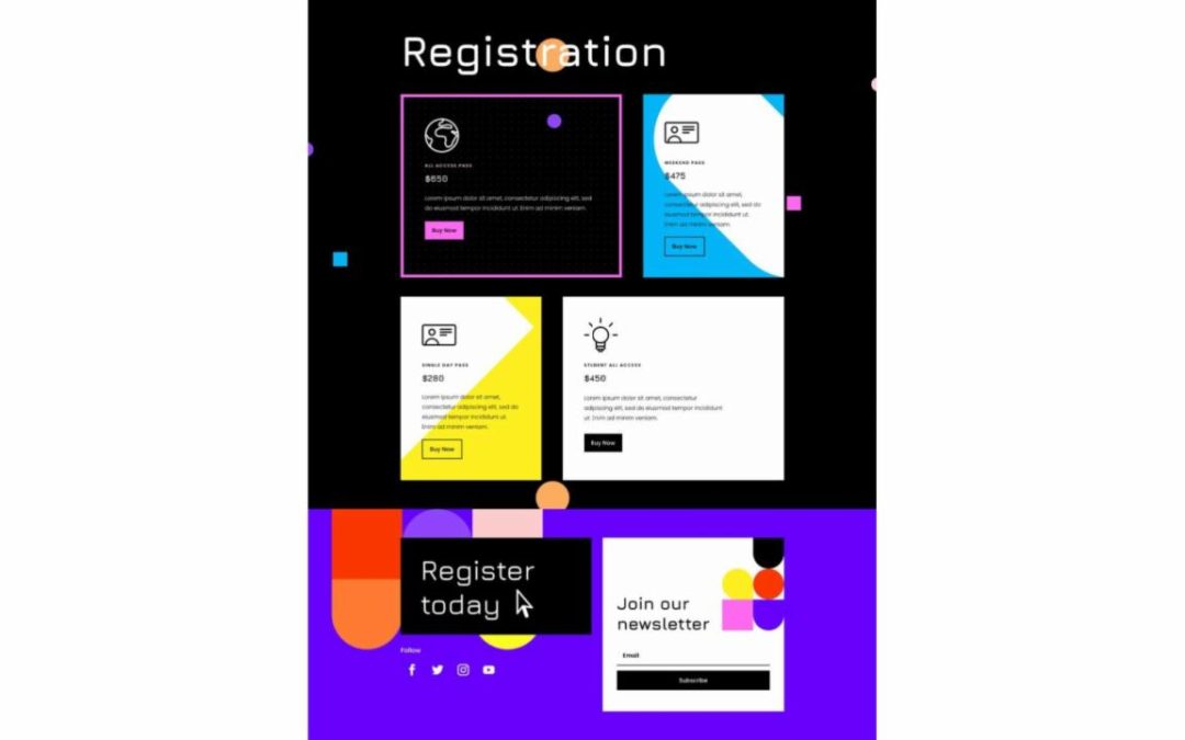 ET – Virtual Conference Pricing Page