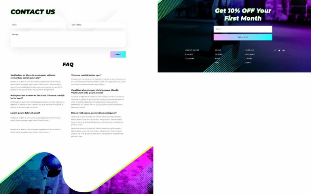 ET – Virtual Fitness Contact Page