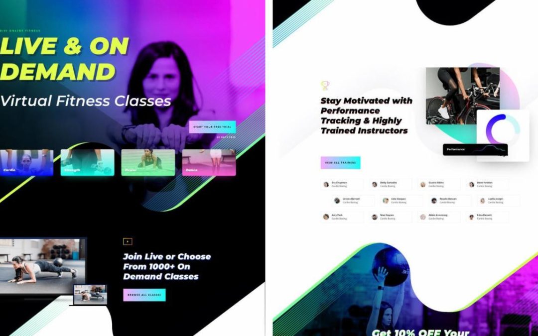 ET – Virtual Fitness Home Page