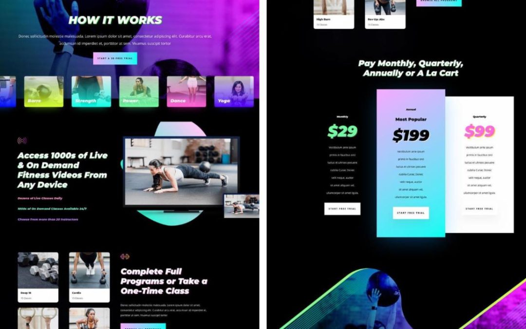 ET – Virtual Fitness How It Works Page