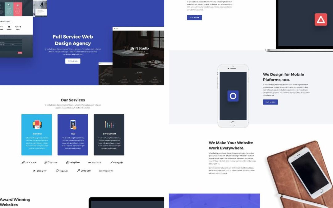 ET – Web Agency Landing Page