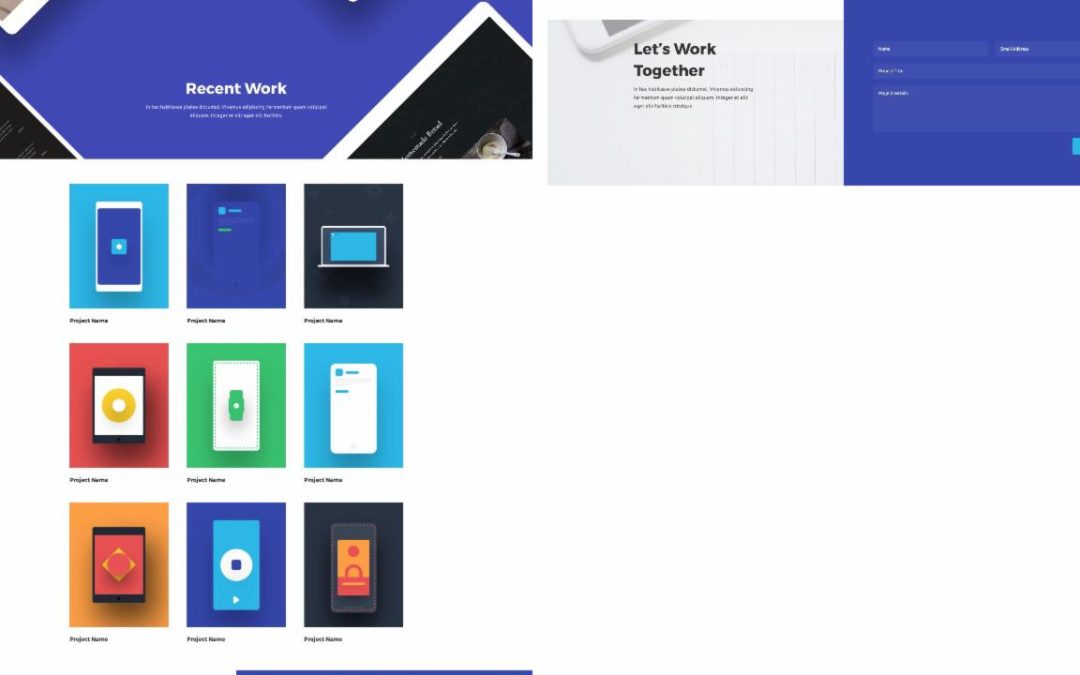 ET – Web Agency Portfolio Page