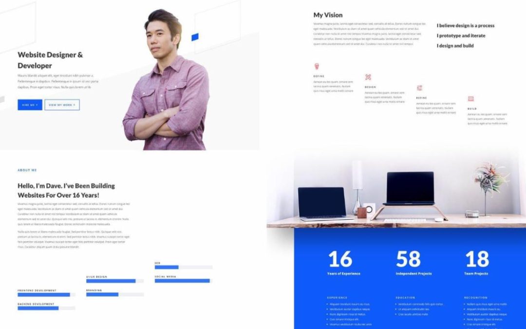 ET – Web Freelancer About Page